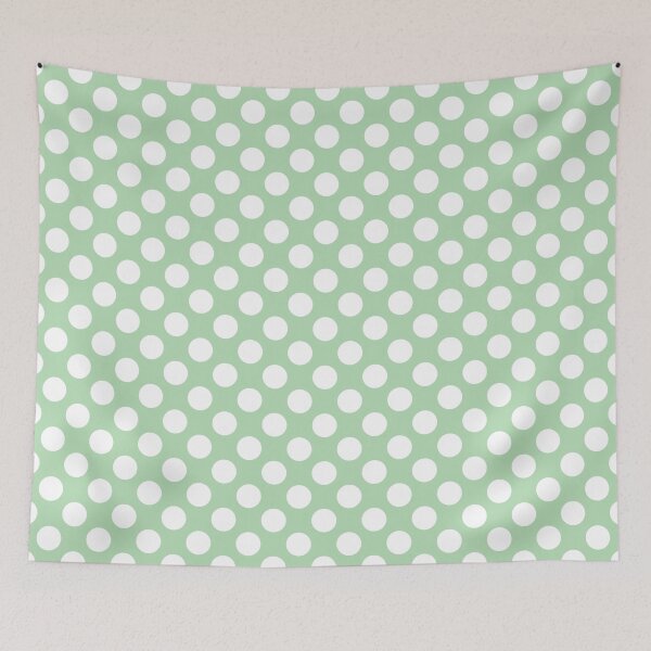 Item preview, DP270-34 Pastel Polka Dots Pattern in Green designed and sold by DuckyRubin.