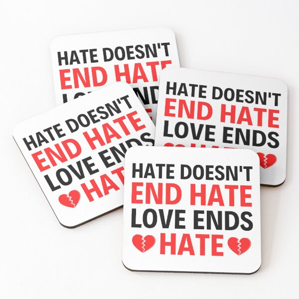 Item preview, Hate Doesn't Hate Love Ends Hate - Andrew Garfield Quotes designed and sold by chetan786.
