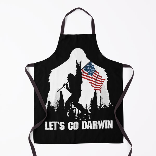 Item preview, Lets Go Darwin Bigfoot American Flag designed and sold by LindaUS.