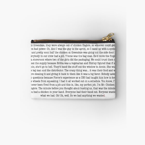 Item preview, Community Chicken Tenders Episode Monologue designed and sold by vapequeen.