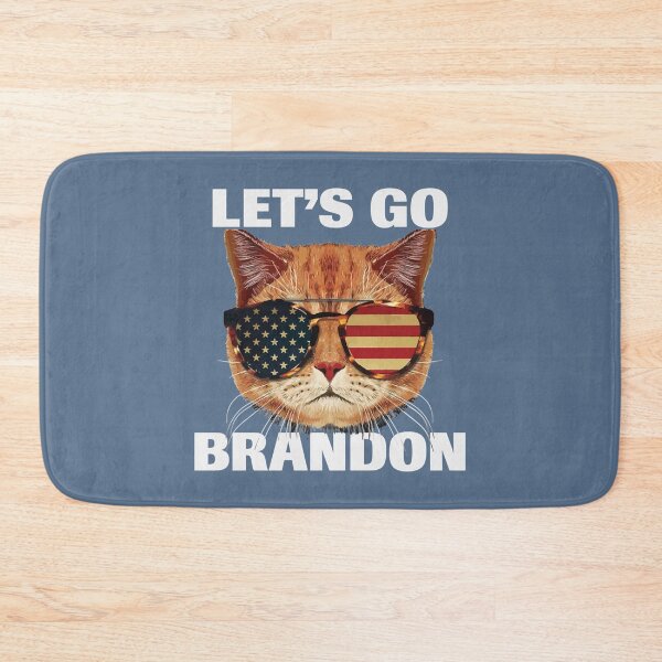 Item preview, Cat Let's Go Brandon Anti Biden Cat designed and sold by Linnerii.