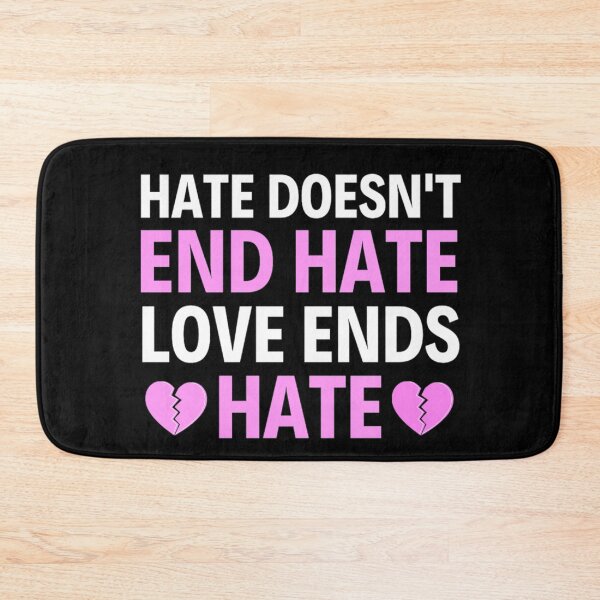 Item preview, Hate Doesn't End Hate Love Ends Hate - Andrew Garfield Quotes designed and sold by chetan786.