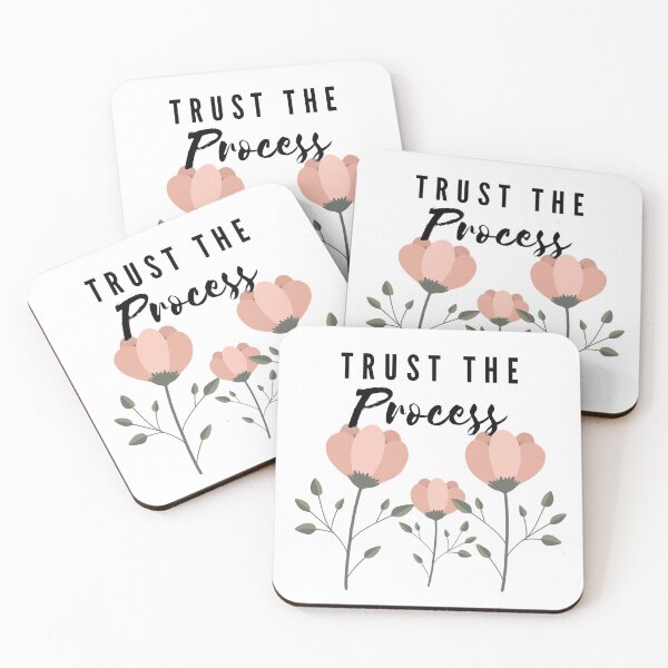 Item preview, Trust the Process with Pink Tulips designed and sold by SMillustrations.