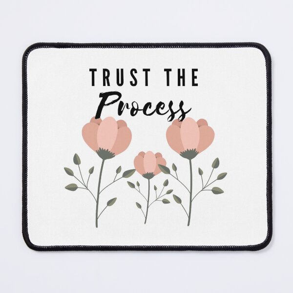 Item preview, Trust the Process with Pink Tulips designed and sold by SMillustrations.