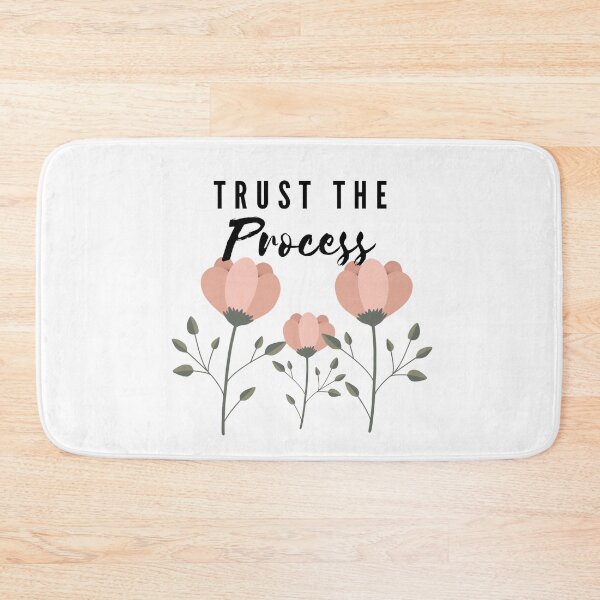 Item preview, Trust the Process with Pink Tulips designed and sold by SMillustrations.