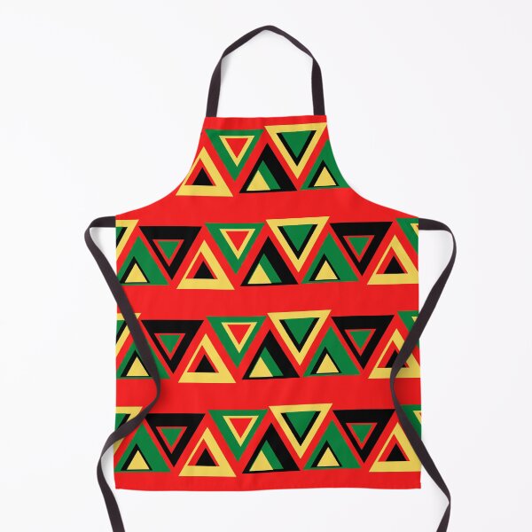 Item preview, KENTE INSPIRED TRIANGLES - RED designed and sold by HillTopView.