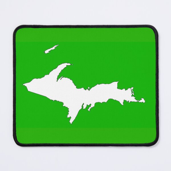 Item preview, Upper Peninsula White on Green designed and sold by EzrasTrinkets.
