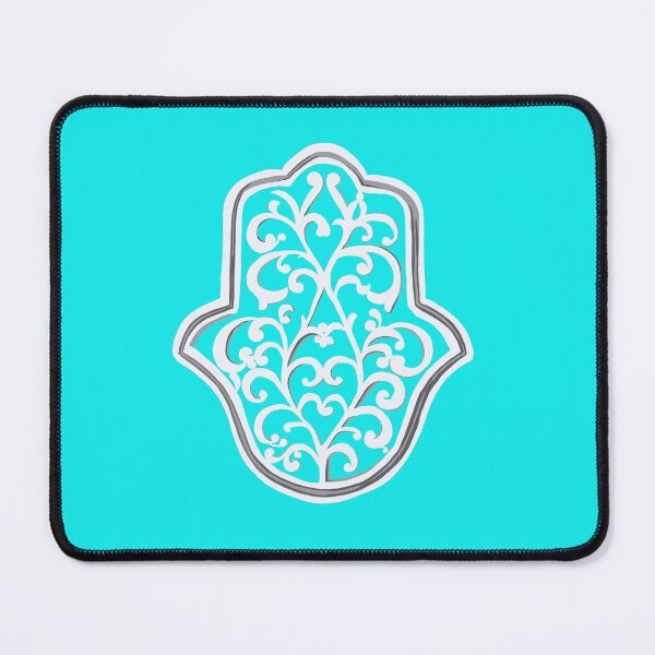 Item preview, Fatmas hand, Arabic hamsa design, black eye protection  designed and sold by Shmuk.