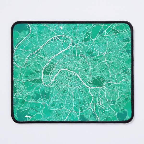 Item preview, Mapa de la ciudad de París de Francia - Acuarela designed and sold by deMAP.