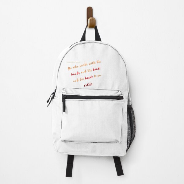 Item preview, He who works with his hands and his head and his heart is an artist. designed and sold by storeAN.