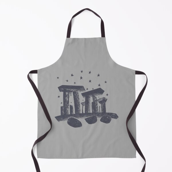 Item preview, Stonehenge Chalk Drawing in Gray designed and sold by Wiggly Lines.