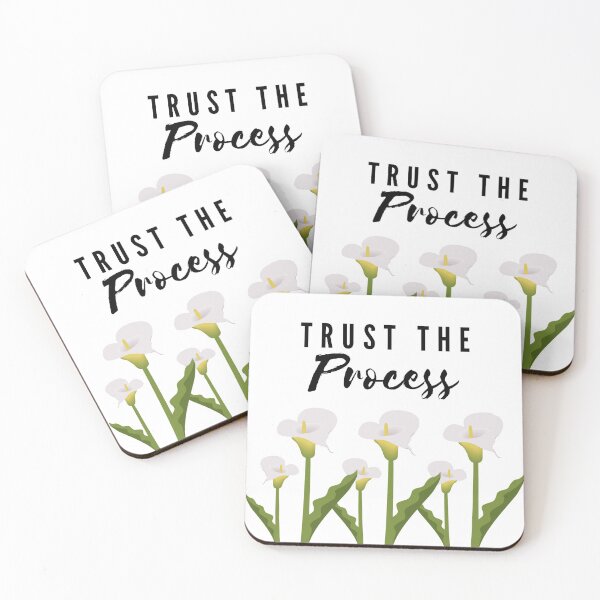 Item preview, Trust the Process with White Calla Lilies  designed and sold by SMillustrations.