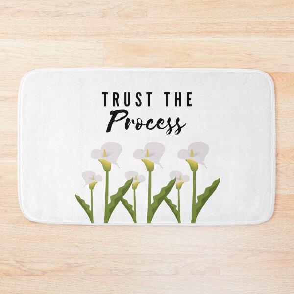Item preview, Trust the Process with White Calla Lilies  designed and sold by SMillustrations.