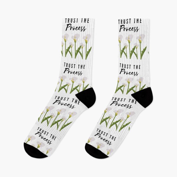 Item preview, Trust the Process with White Calla Lilies  designed and sold by SMillustrations.