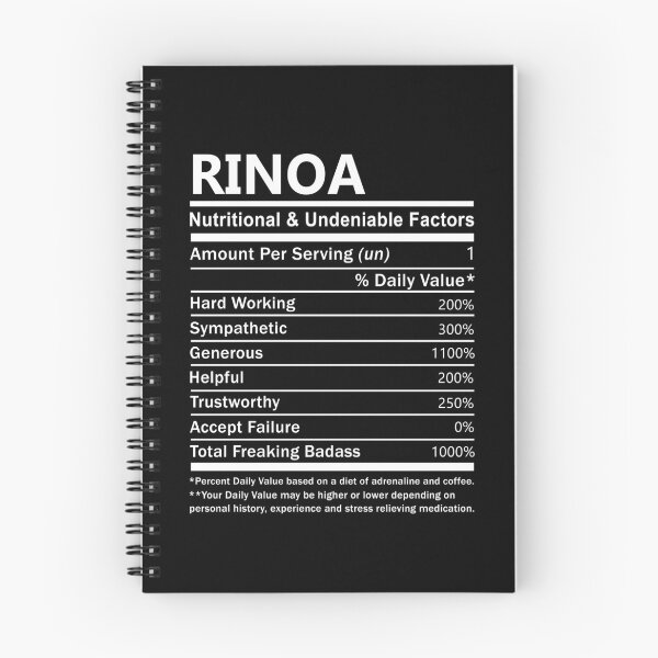 Item preview, Rinoa Name T Shirt - Rinoa Nutritional And Undeniable Factors Gift Item Tee designed and sold by nauglesamatha.