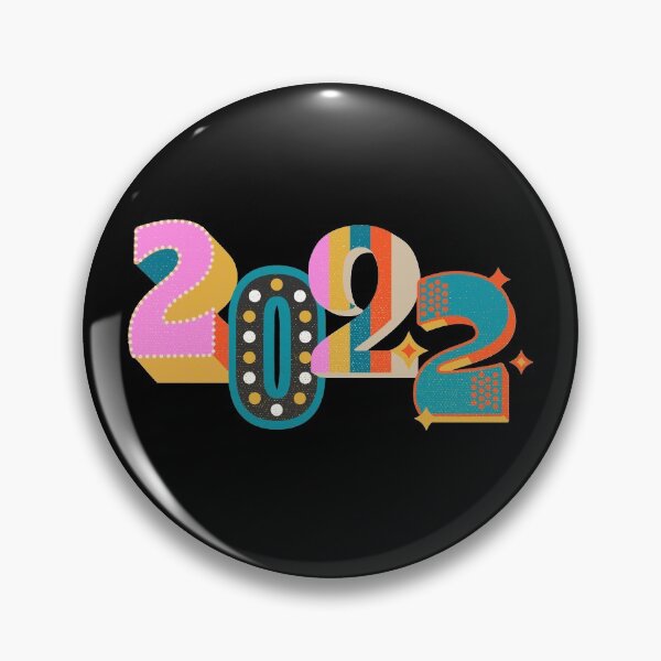 Item preview, 2022 - Happy New Year - Vintage Retro designed and sold by DesignByLeo.