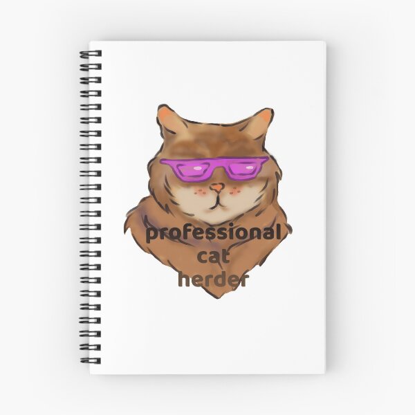 Item preview, professional cat herder designed and sold by Supipi Weerasinghe.