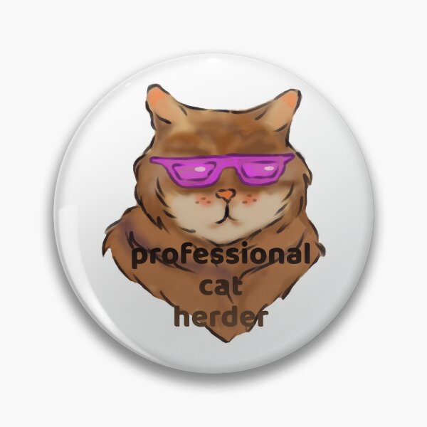 Item preview, professional cat herder designed and sold by Supipi Weerasinghe.