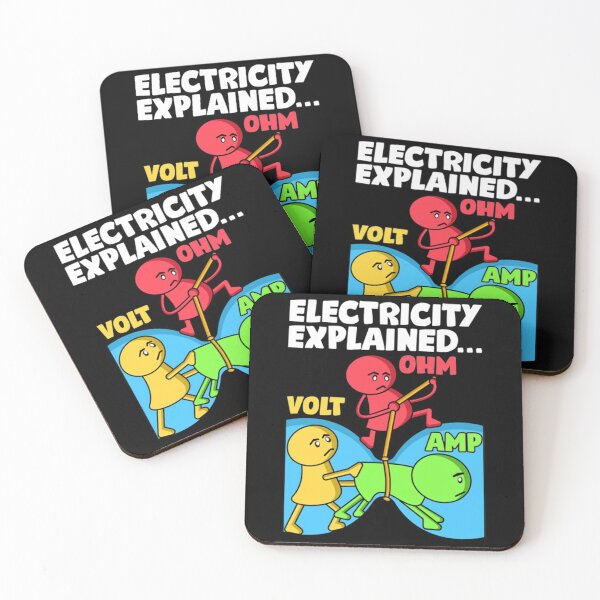 Item preview, Electricity T-ShirtFunny Electrician Design Explains Electricity  designed and sold by MarboAsulin.