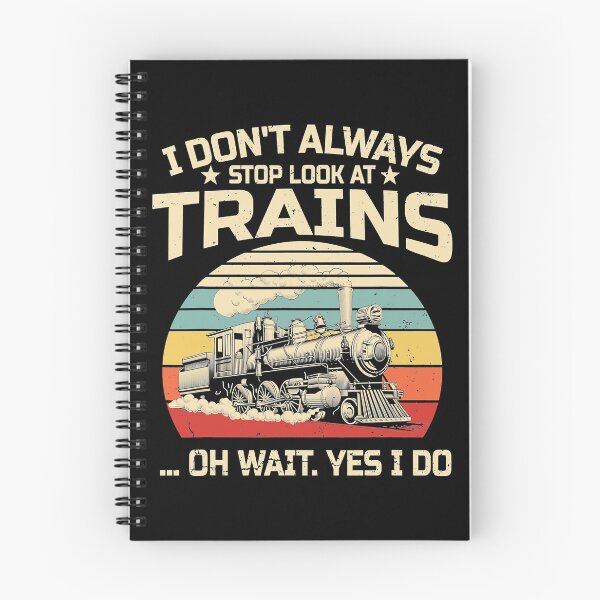 Item preview, Vintage Funny I Don_t Always Stop And Look At Trains Men designed and sold by JenniferLecher.