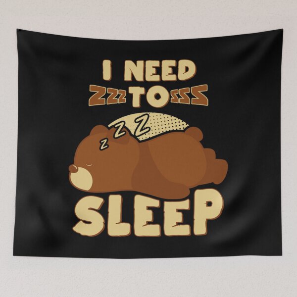 Item preview, Sleep T-ShirtI Need To Sleep Sleeping Bear designed and sold by MarboAsulin.