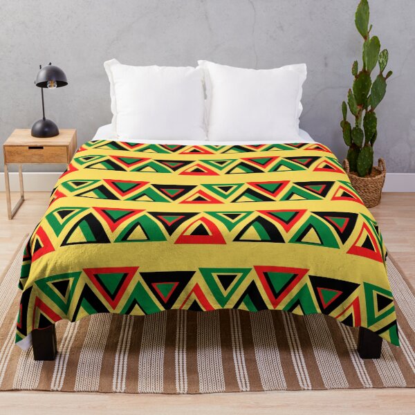 Item preview, KENTE INSPIRED TRIANGLES - YELL0W designed and sold by HillTopView.