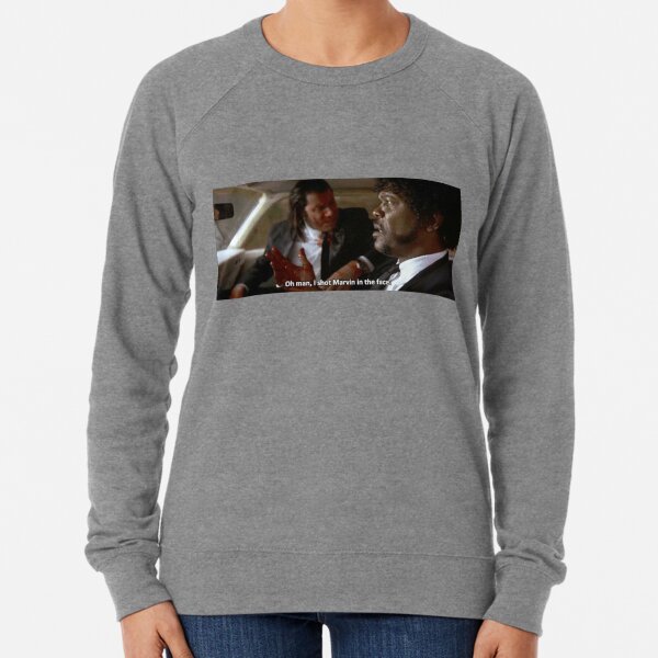 Oh, hombre, disparé a Marvin en la cara (Pulp Fiction) Sudadera ligera