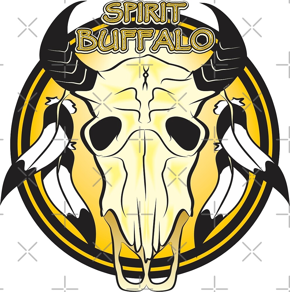 "SPIRIT BUFFALO" by MontanaJack Redbubble
