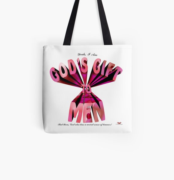 God's Gift to Men All Over Print Tote Bag