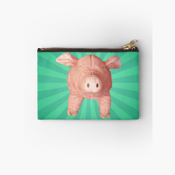 Item preview, Plush Pig Green Sunburst designed and sold by Jixzl.