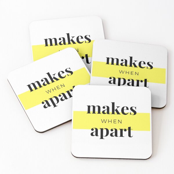 Item preview, nothing makes sense when we're apart 2 (white version) designed and sold by Revel-in.