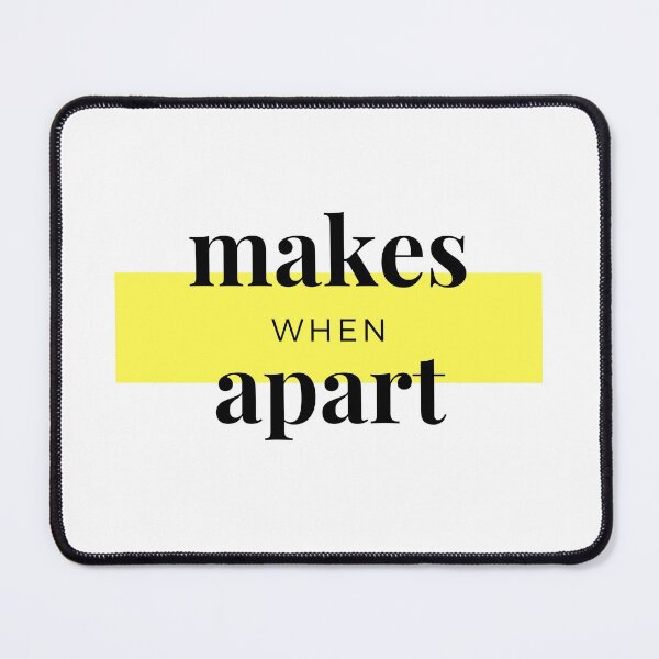 Item preview, nothing makes sense when we're apart 2 (white version) designed and sold by Revel-in.