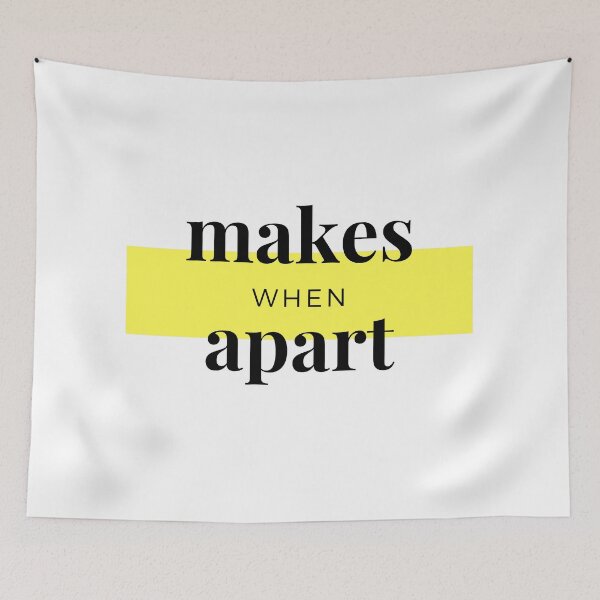 Item preview, nothing makes sense when we're apart 2 (white version) designed and sold by Revel-in.
