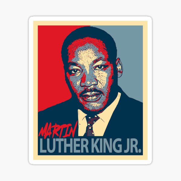 Artikel-Vorschau von Martin Luther King jr., designt und verkauft von JacquesStudio.