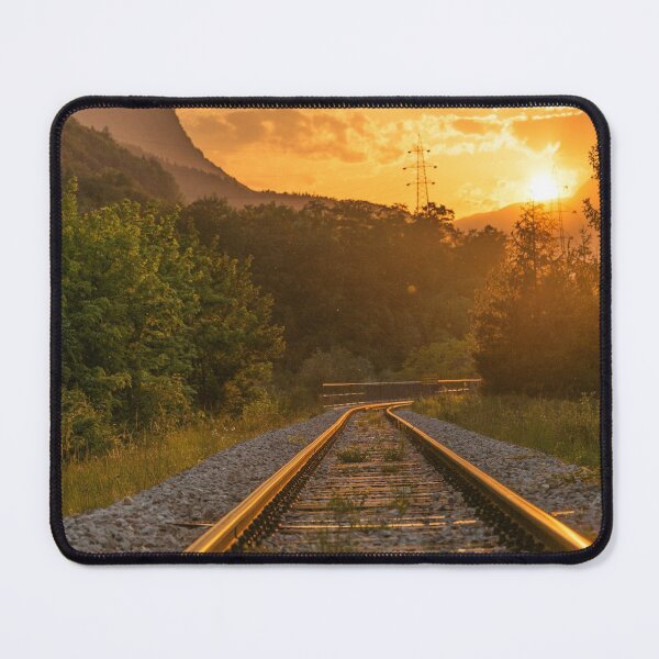 Item preview, railway sunset designed and sold by Yaa2.