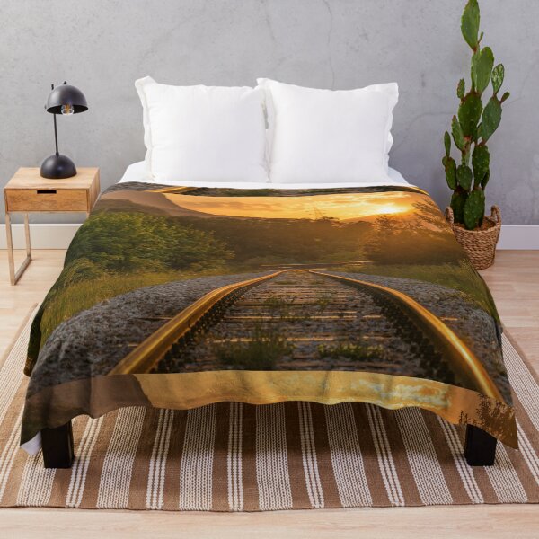 Item preview, railway sunset designed and sold by Yaa2.