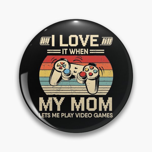 Item preview, I Love My Mom Vintage Video Games Video Gamer For Boys Men designed and sold by MichaelZaloga.
