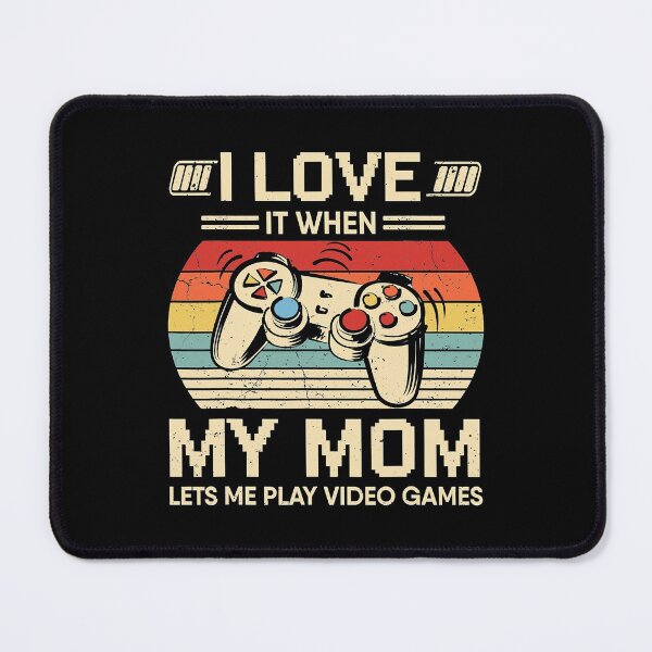 Item preview, I Love My Mom Vintage Video Games Video Gamer For Boys Men designed and sold by MichaelZaloga.