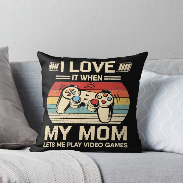 Item preview, I Love My Mom Vintage Video Games Video Gamer For Boys Men designed and sold by MichaelZaloga.