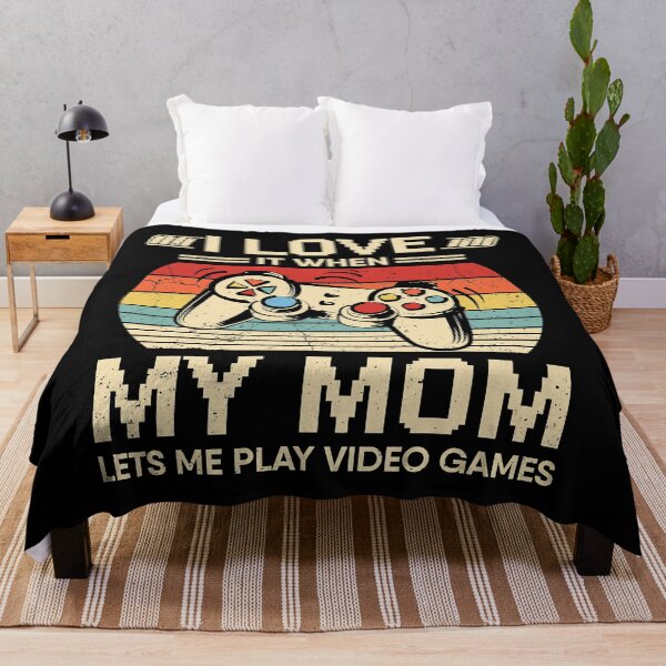 Item preview, I Love My Mom Vintage Video Games Video Gamer For Boys Men designed and sold by MichaelZaloga.