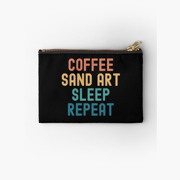 Item preview, Coffee Sand Art Sleep Repeat - Funny Sand Art & Coffee Gift designed and sold by kindxinn.