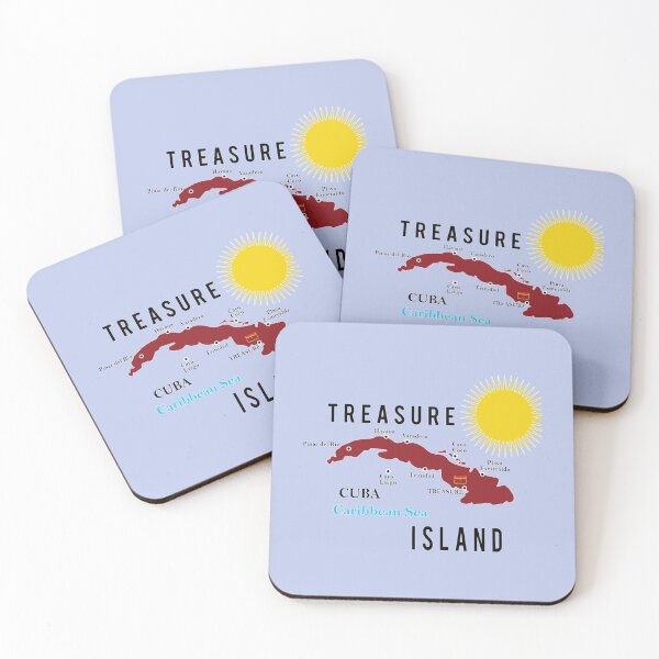 Item preview, summer camp island Map of island designed and sold by Exoticd3sign.