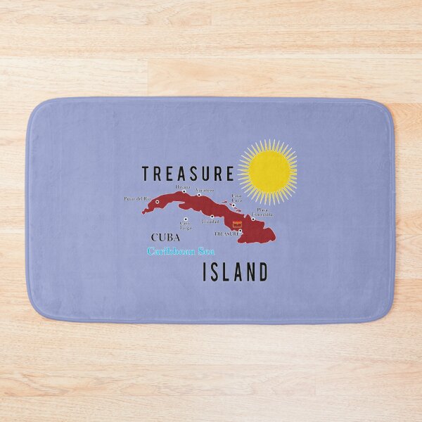 Item preview, summer camp island Map of island designed and sold by Exoticd3sign.