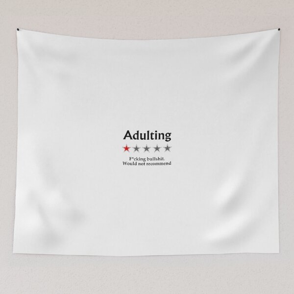 Item preview, Revisión para adultos Fcking Bullshit no recomendaría, regalo divertido designed and sold by Barrieuboutique.