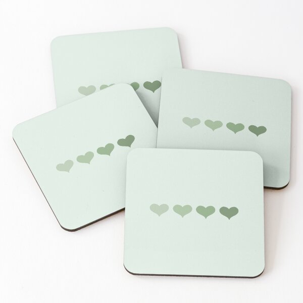 Item preview, Sage Green Hearts designed and sold by ViviTV.