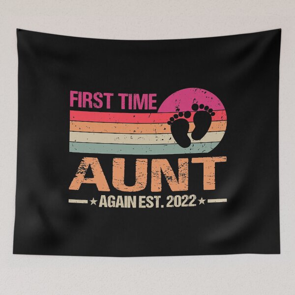 Item preview, First Time Aunt Again 2022 Vintage Funny Father_s Day  designed and sold by gonzalogranados.