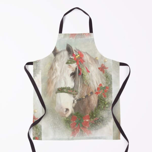 Item preview, The Clydesdale Christmas Wreath designed and sold by Trudi's Images.