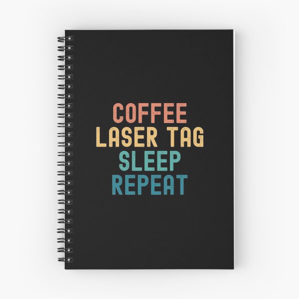 Item preview, Coffee Laser Tag Sleep Repeat - Funny Laser Tag & Coffee Gift designed and sold by kindxinn.