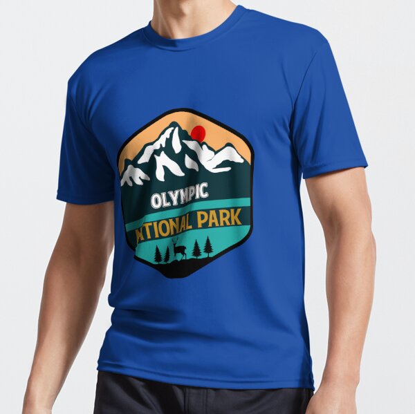  Olympic National Park Washington Premium T-Shirt : Sports &  Outdoors