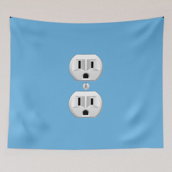 Item preview, Electric Plug Wall Outlet Sticker designed and sold by NataschaHablut.